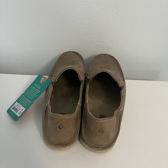 NWT Olukai Women Size 7.5 Nohea Nubuck Loafers - Picture 2 of 3